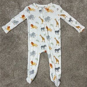 Little Me Bamboo Sleeper Safari Animals 6 months Baby Sleep and Play Infant